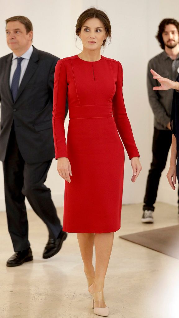 La reina Letizia en Roma en octubre de 2018