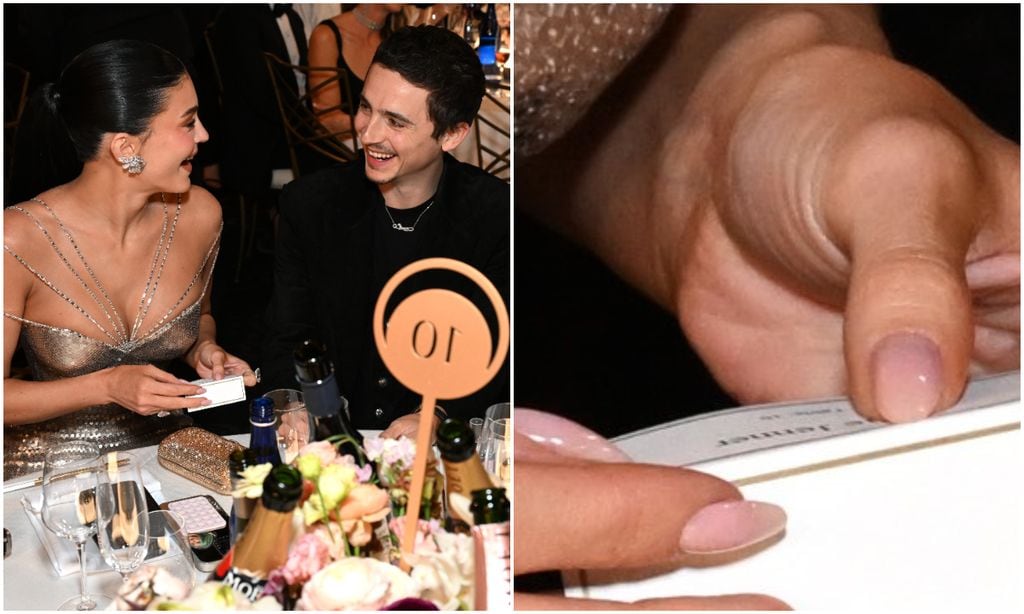 Un acercamiento a la tarjeta de Kylie evidenció que el apellido escrito en ella era solo Jenner- 