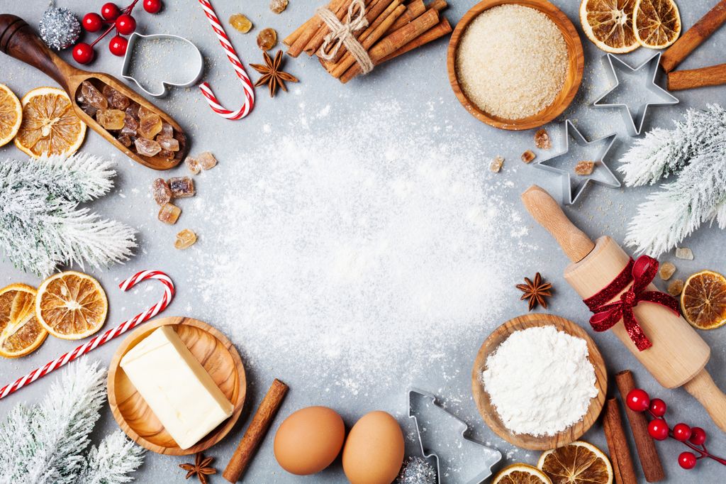 Ingredientes para hacer un poster navideño