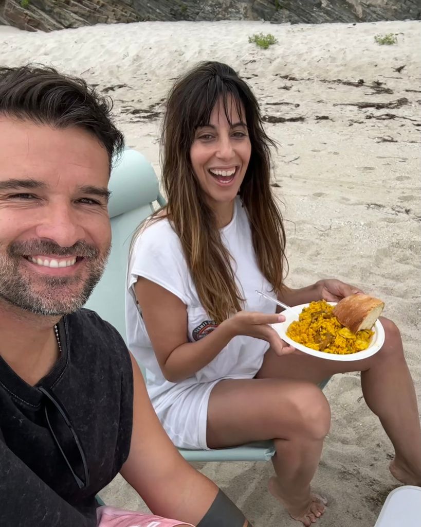 Con esta foto, Almudena Cid ha querido mostrar su lado más simple y natural