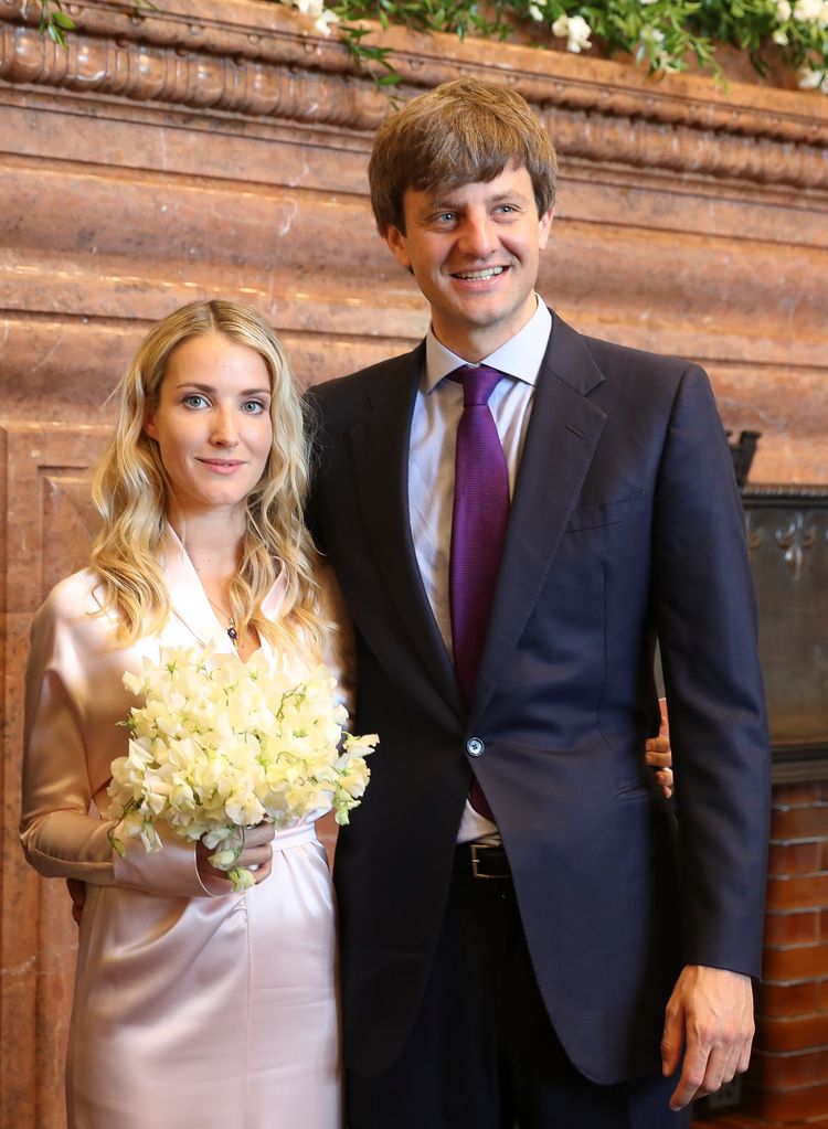 Ernst August de Hannover y Ekaterina de Hannover en su boda civil