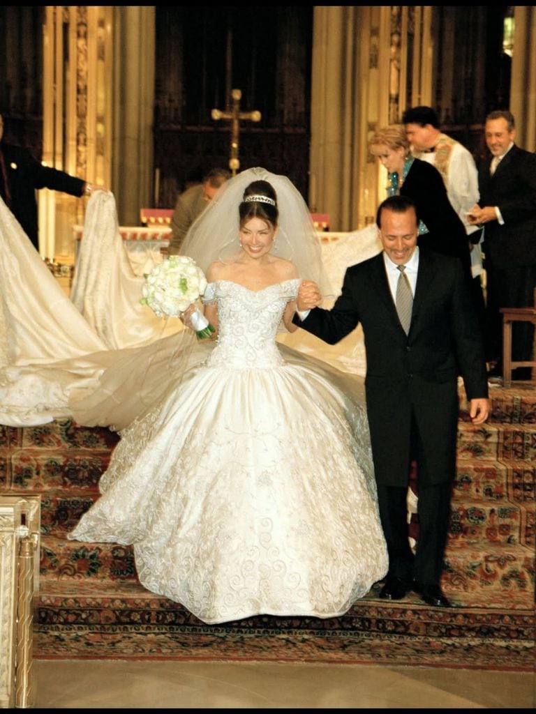 Thalía y Tommy Mottola se casaron el 2 de diciembre del año 2000