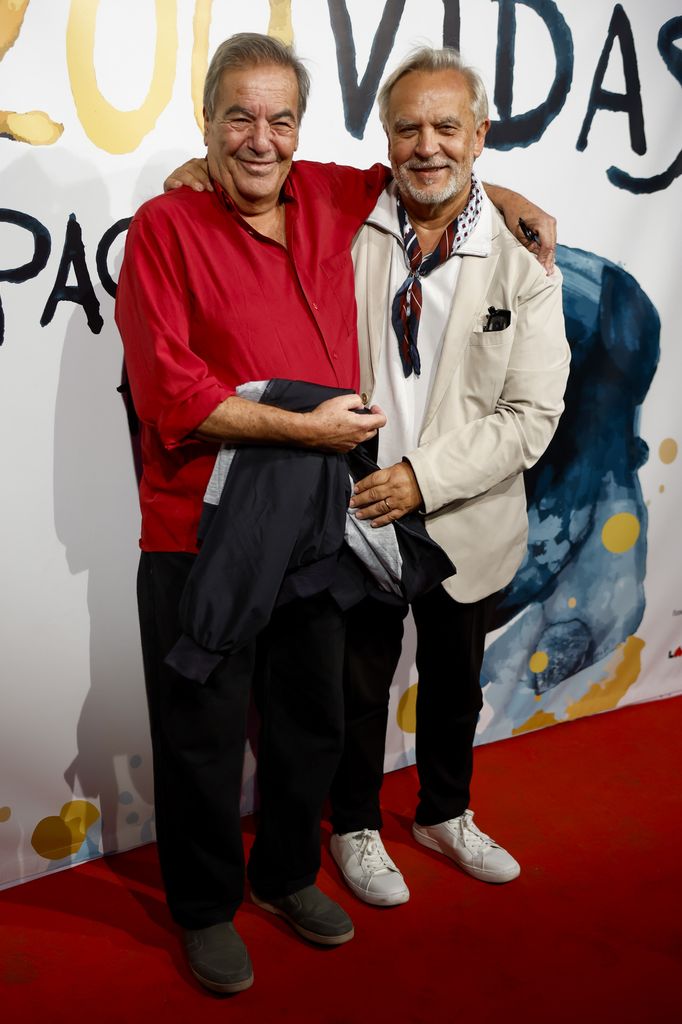 Benito Rabal junto a Enrique del Pozo en esta destacada noche del cine español