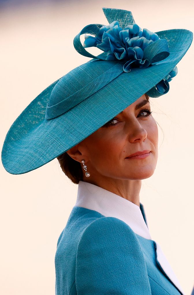 Kate Middleton, princesa de Gales, en el Trooping the Colour, 2015.