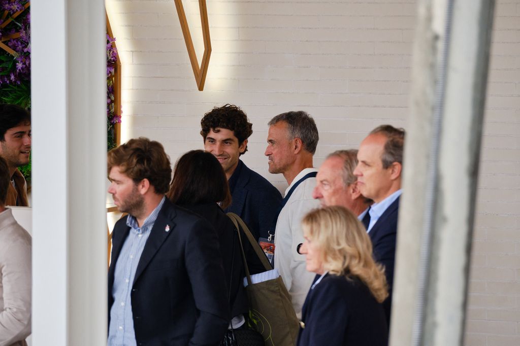 Luis Enrique disfrutando del CSIO Barcelona