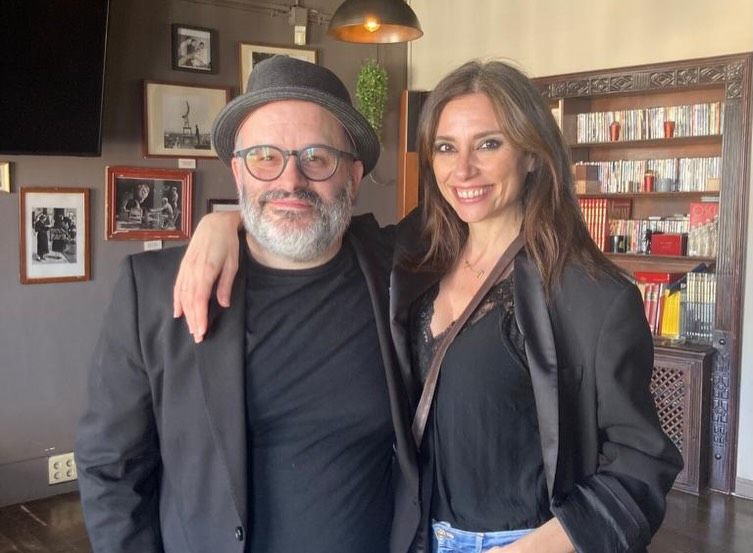 Marta Flich y su marido, el periodista Edu Galán
