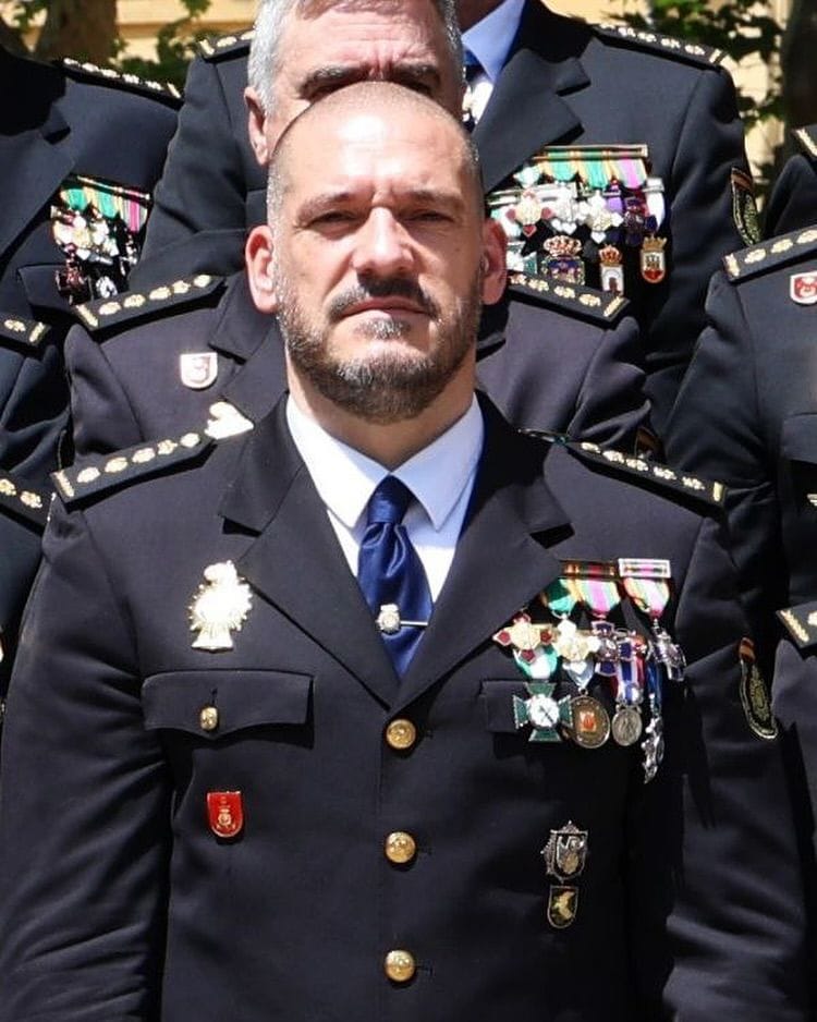 Luis Jesús Esteban como jefe superior de la Policía