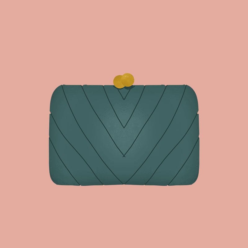 Bolso de invitada tipo clutch