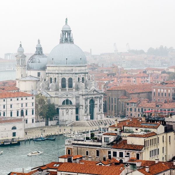 Venecia en vista aérea.