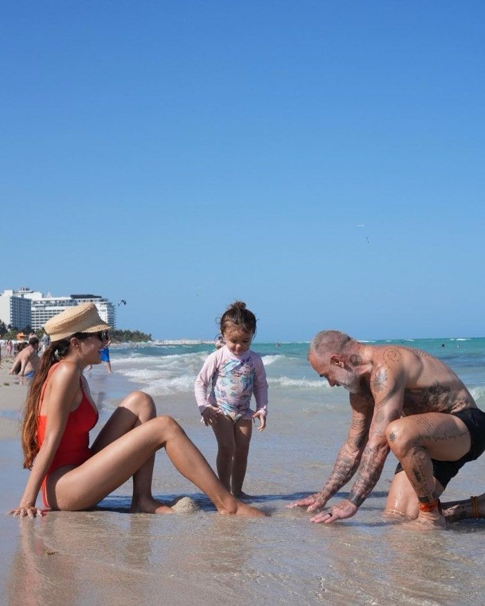 Gianluca Vacchi y su novia Sharon Fonseca