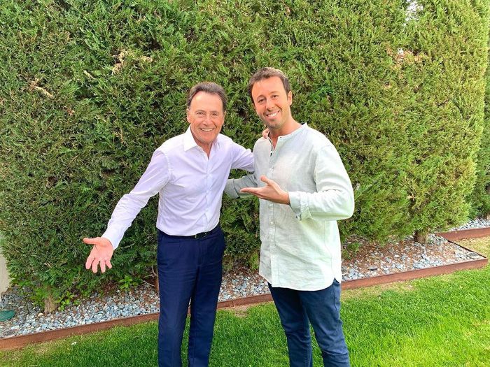 Matías Prats con su hijo, Matías Prats Jr.