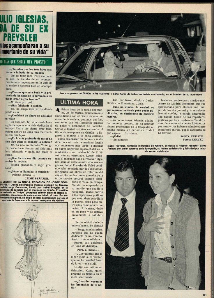 Isabel Preysler y Carlos Falcó H+