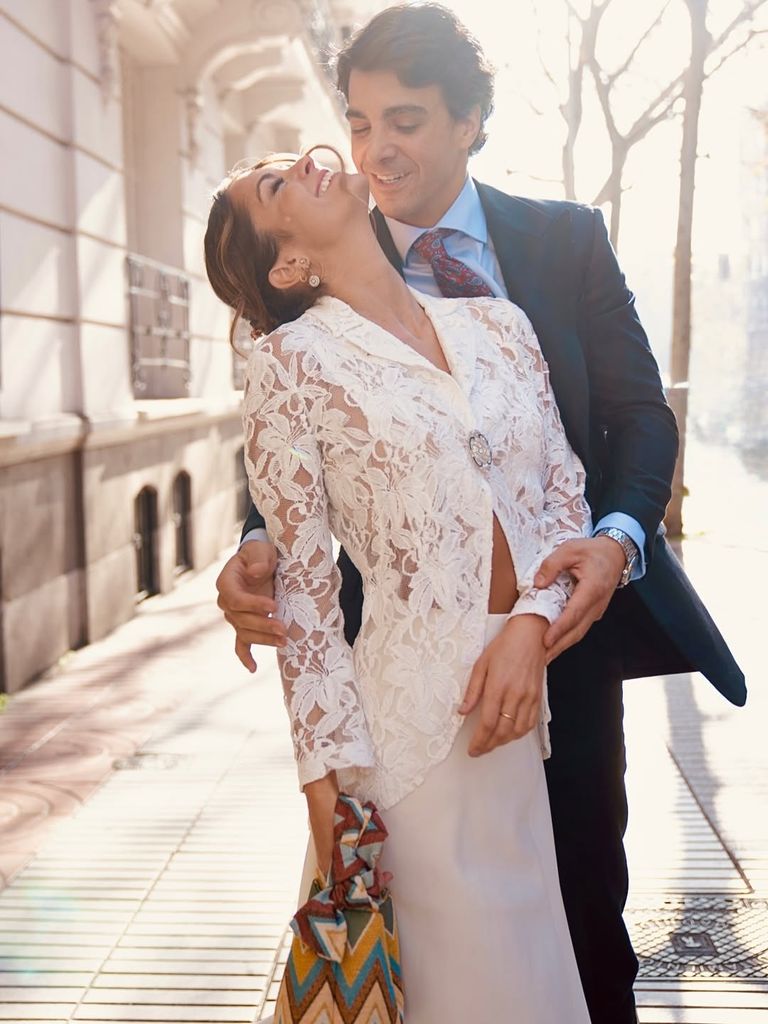 Sofía y Fernando el día de su boda