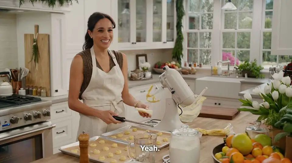 Meghan Markle durante el rodaje de With Love, Meghan