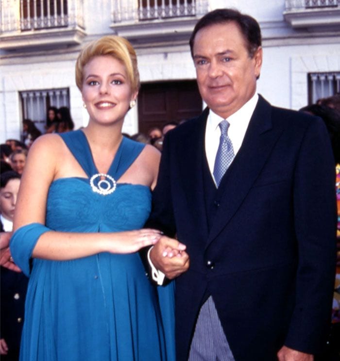 Pedro Carrasco con su hija, Rocío