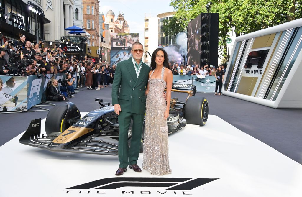 Brad Pitt e Inés de Ramón en la premier de F1: La película