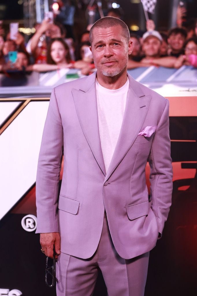 Brad Pitt en México, derrochando galanura y sencillez.
