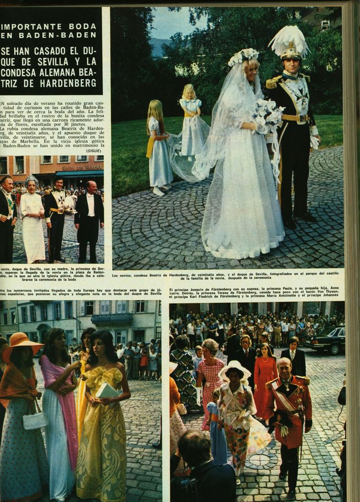 Boda Duque de Sevilla y Beatriz von Hardenberg