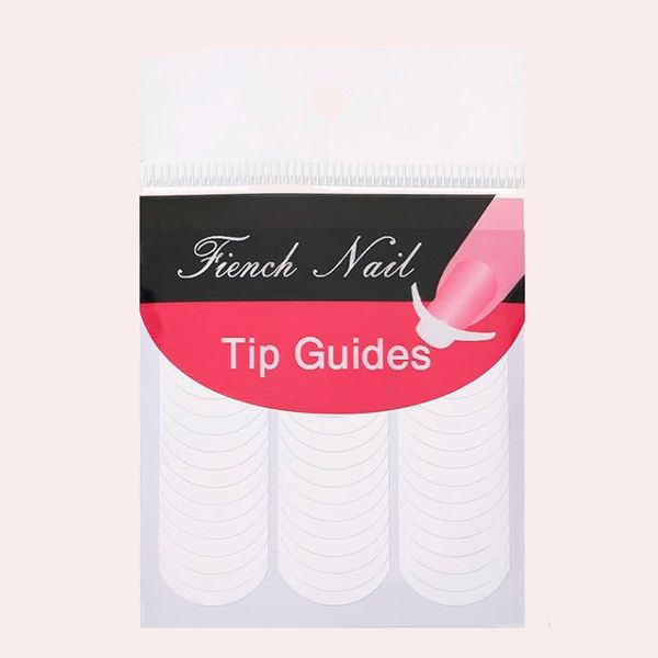 Prasacco 5 hojas de 240 plantillas de uñas francesas