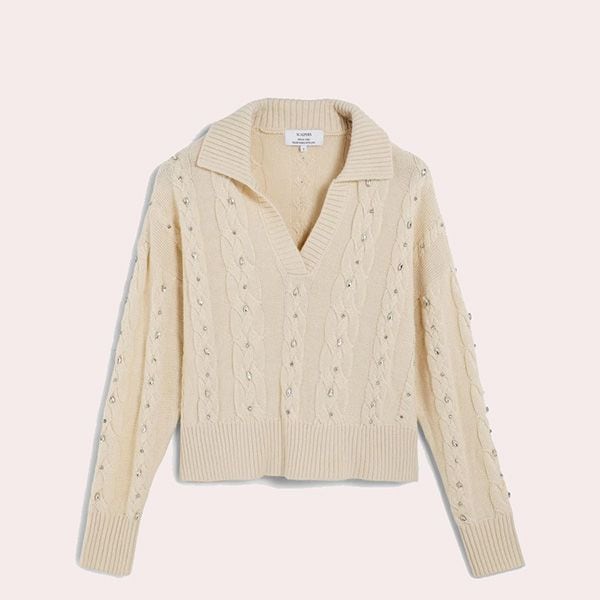 Jersey de Mujer con Cuello Solapa y Escote en Pico Scalpers