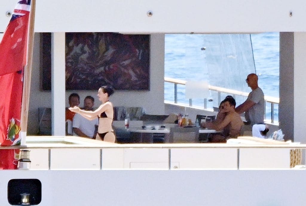 Katy Perry y Orlando Bloom disfrutaron del verano al lado de Jeff Bezos y Lauren Sanchez en Italia