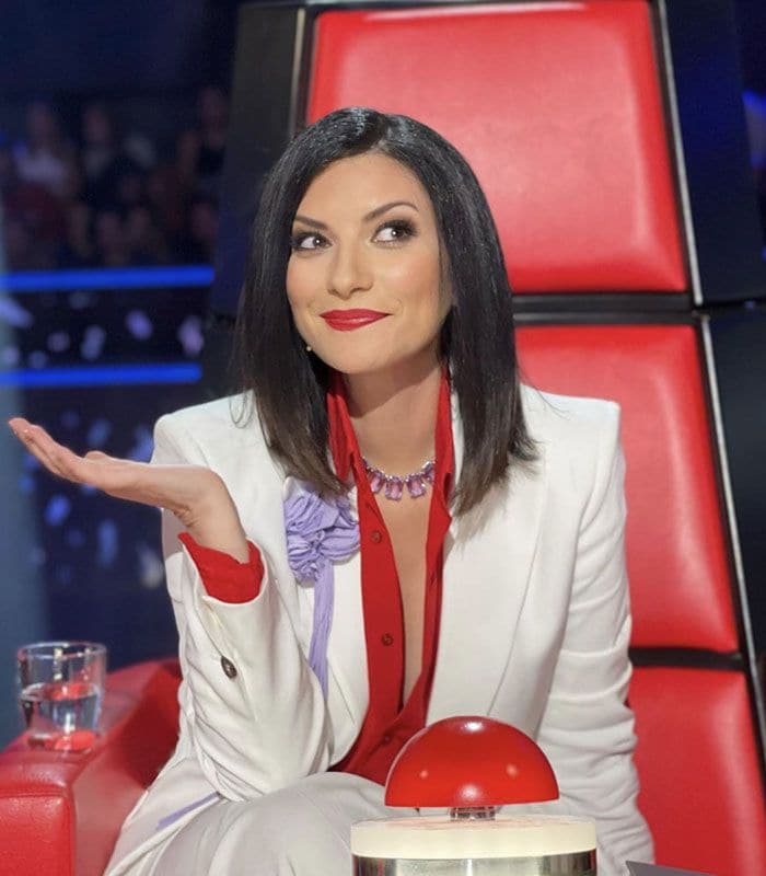 Laura Pausini en los 'Asaltos' de 'La Voz'