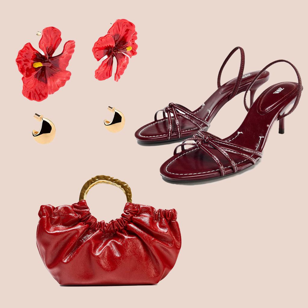 Accesorios rojos Zara