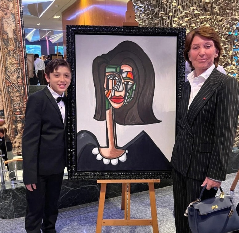 Marina Picasso, Andrés Valencia, 