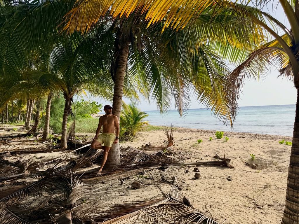 Roberto Leal en las playas paradisíacas de Cancún