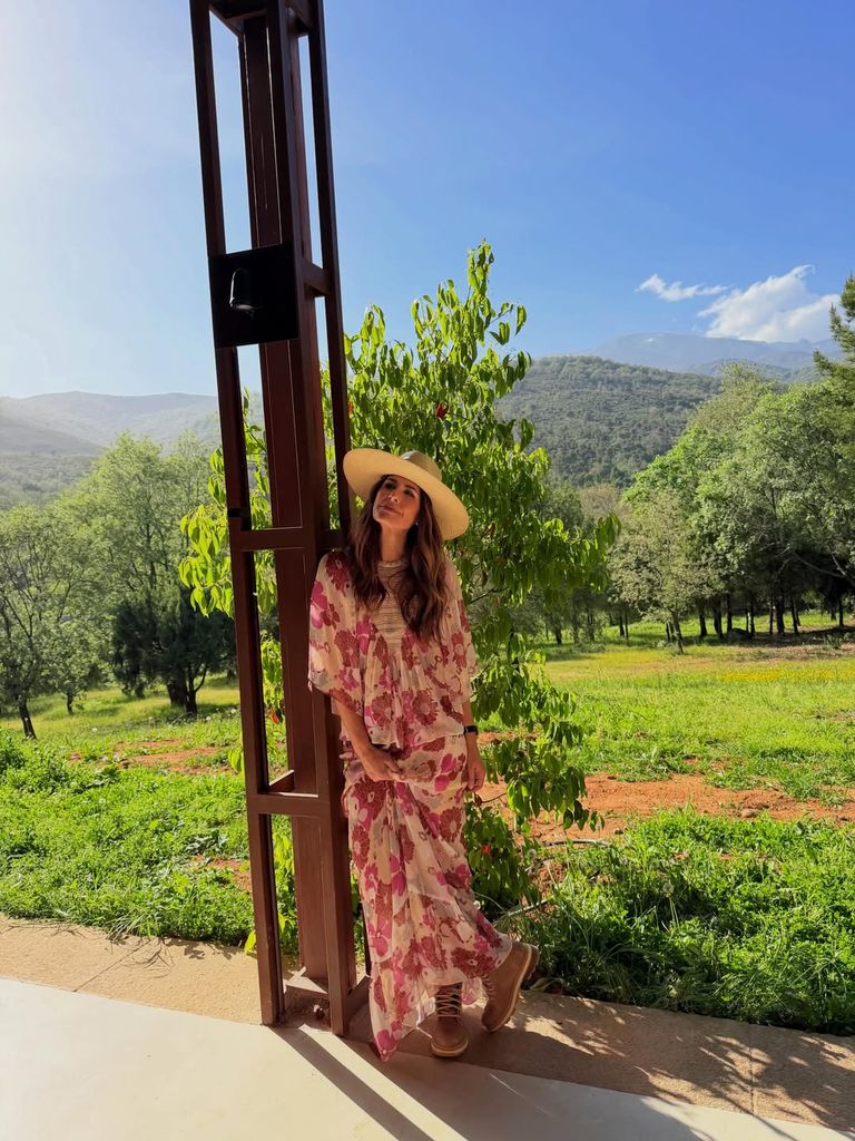 Nuria Roca, en su casa en la Sierra de Gredos