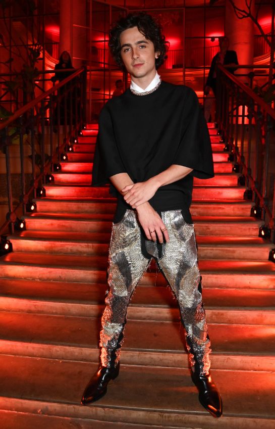 Timothée Chalamet tampoco se quiso perder la fiesta posterior a la 'premiere' de la película