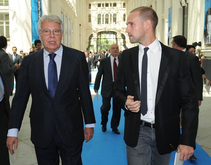 Gonzalo Miró con Felipe González