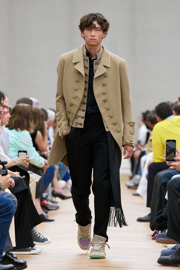 La primera entrega de Jonathan Anderson para Dior Homme estuvo dominada por estas piezas.