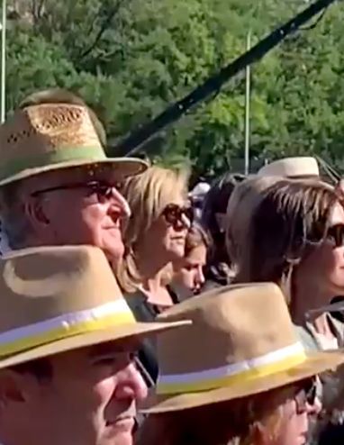 La infanta Cristina disfrutando del especial momento
