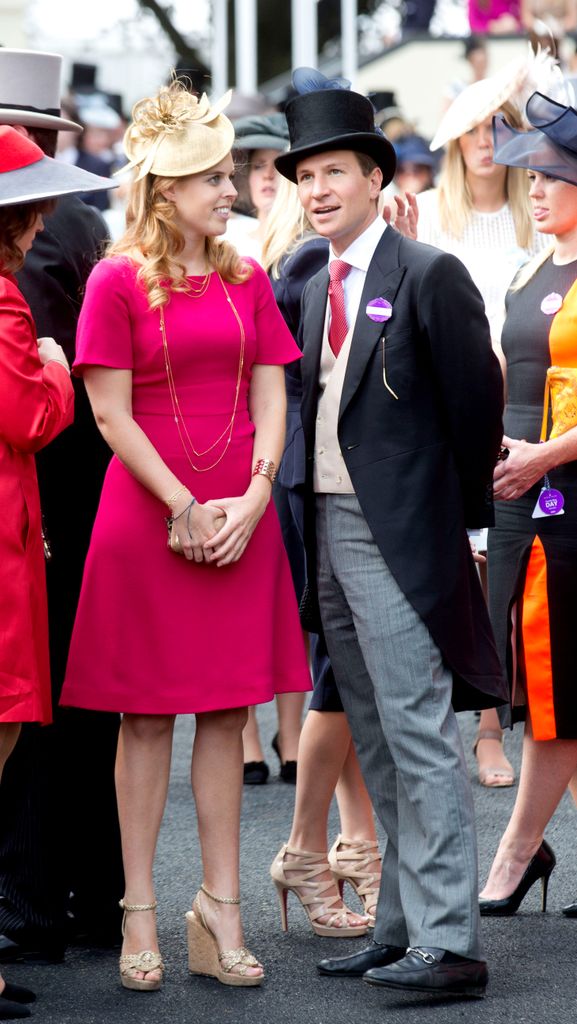 Beatriz de York, con Dave Clark, su pareja entre 2006 y 2016