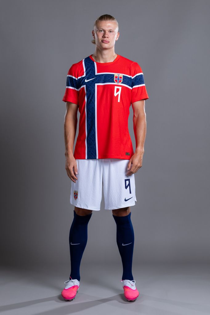 Erling Haaland en su retrato oficial para el Mundial 2026 de la FIFA.
