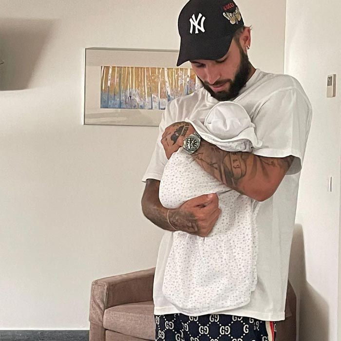 Jota Peleteiro con su hijo Alejandro