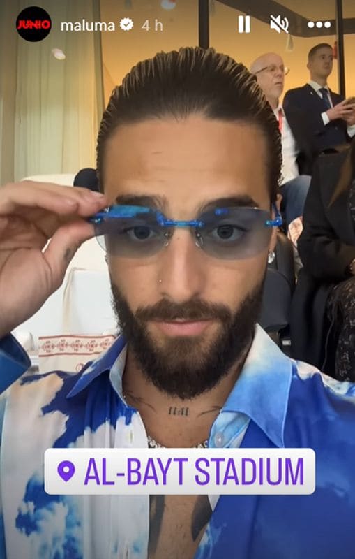 Maluma en el Mundial de Qatar