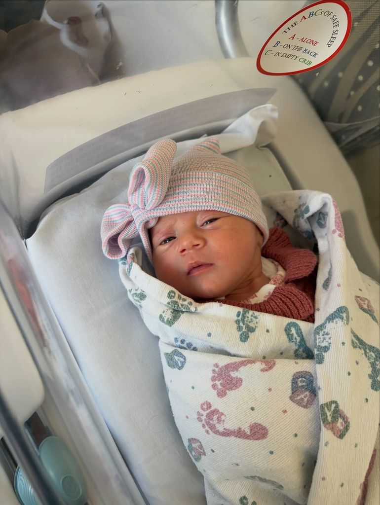 Lúa Naufal West, hija de Camila West y Bruno Naufal.