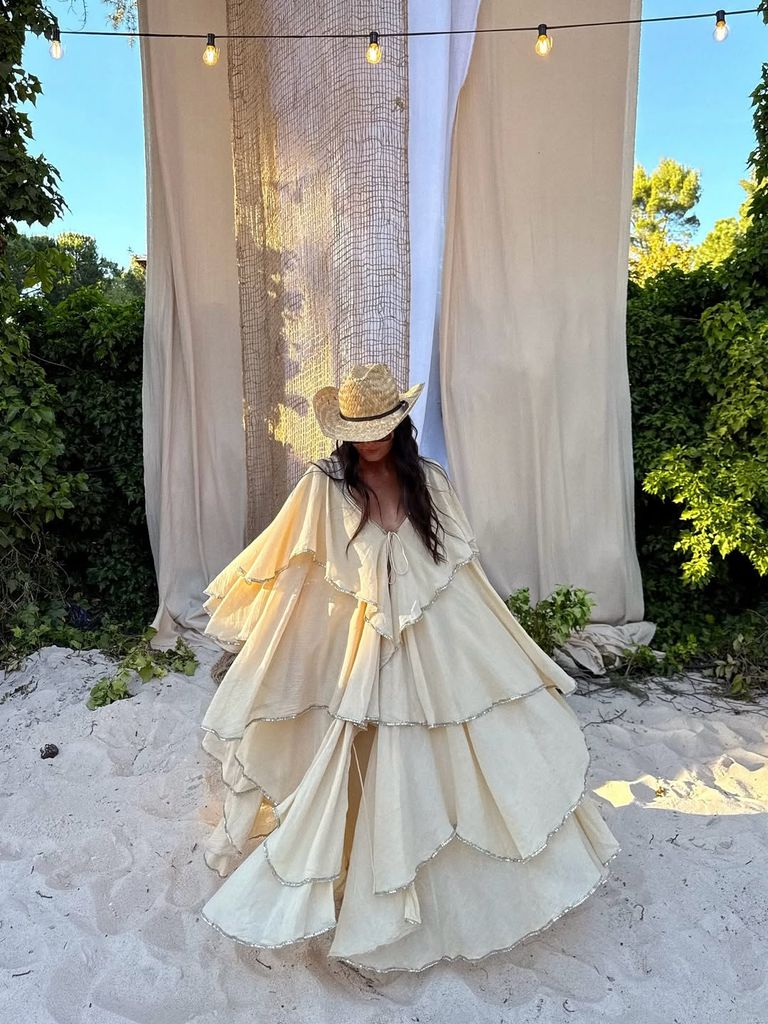 Invitada con kaftan