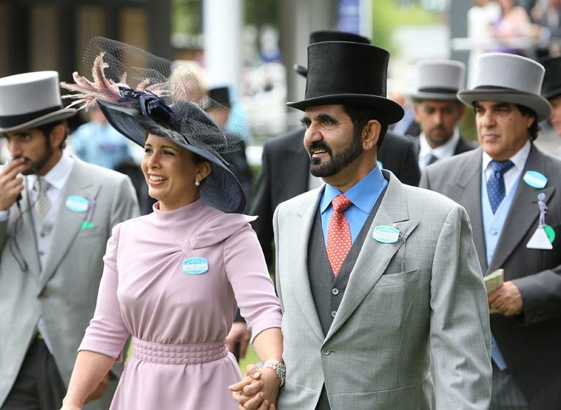 Emir de Dubái y princesa Haya