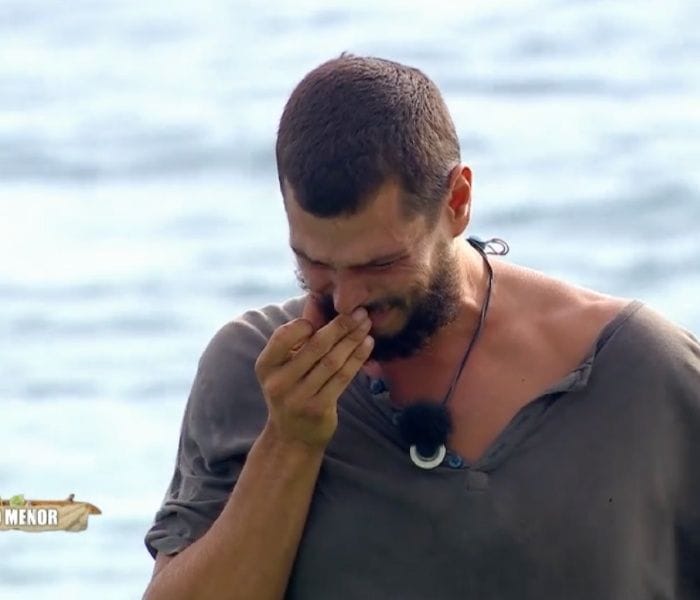 Alejandro, muy emocionado 