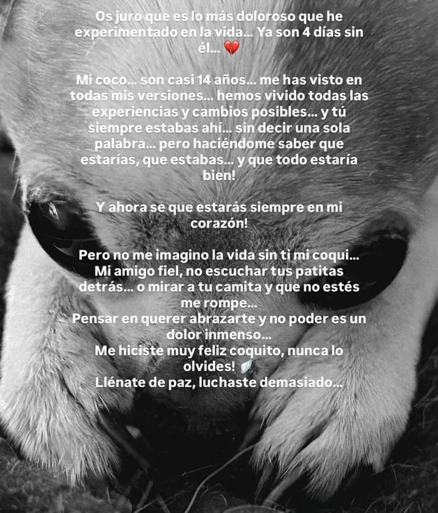 El mensaje que ha publicado María Isabel en sus redes sociales
