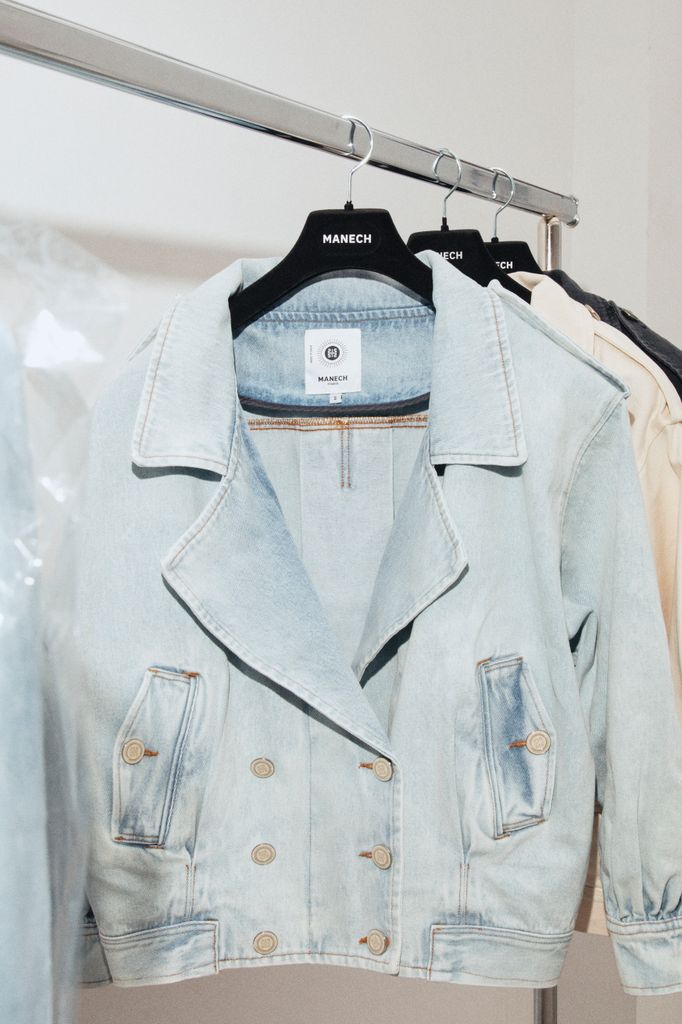 Cazadora vaquera de Manech.