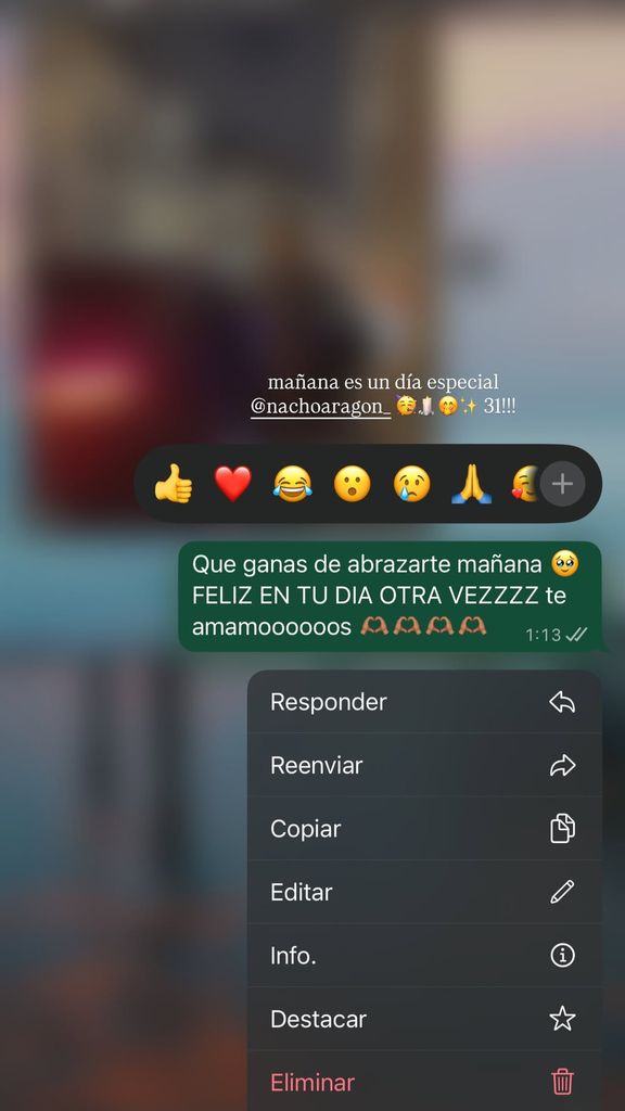 La felicitación anticipada de Bea Gimeno