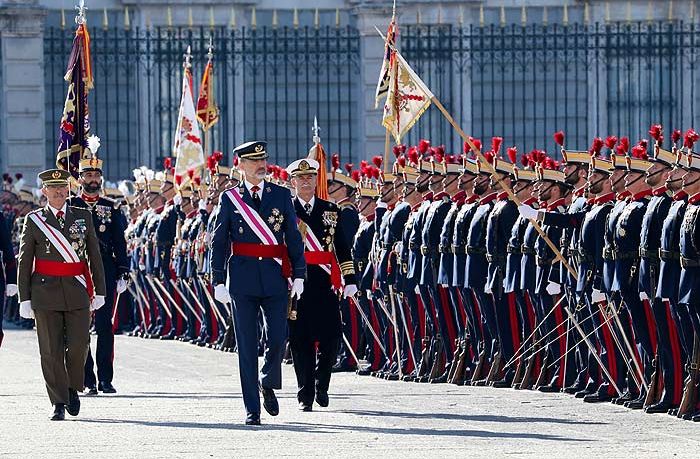 Los reyes Felipe y Letizia arrancan su agenda oficial de 2020 con la Pascua Militar