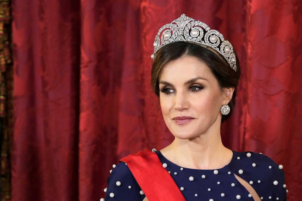 La esposa de Felipe VI, el día que lució esta diadema por primera vez en 2018