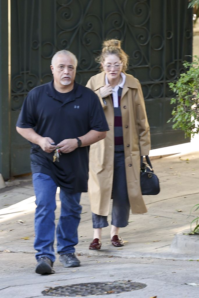 Rebecca Gayheart fue captada con un hombre que llevaba unas llaves.