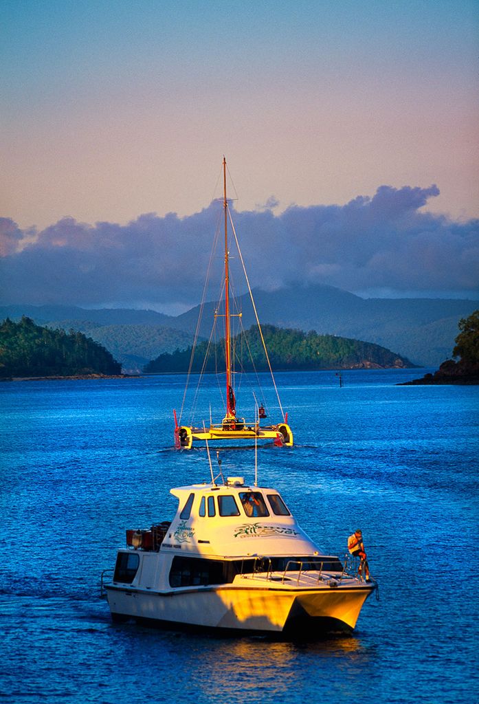 Barco en Airlie Beach, Australia