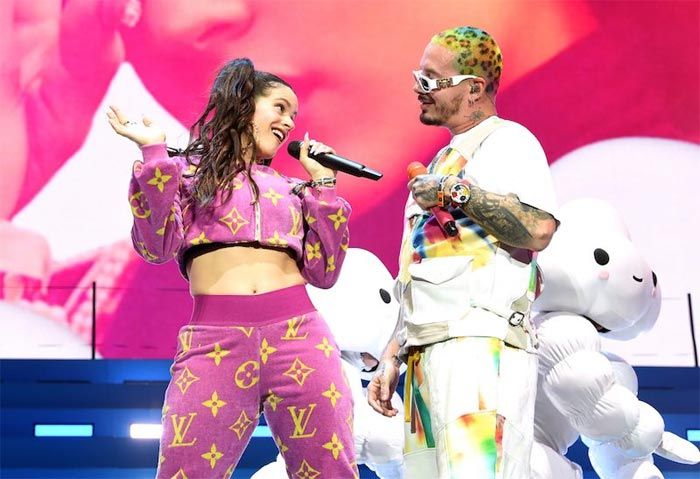 Rosalía y J Balvin